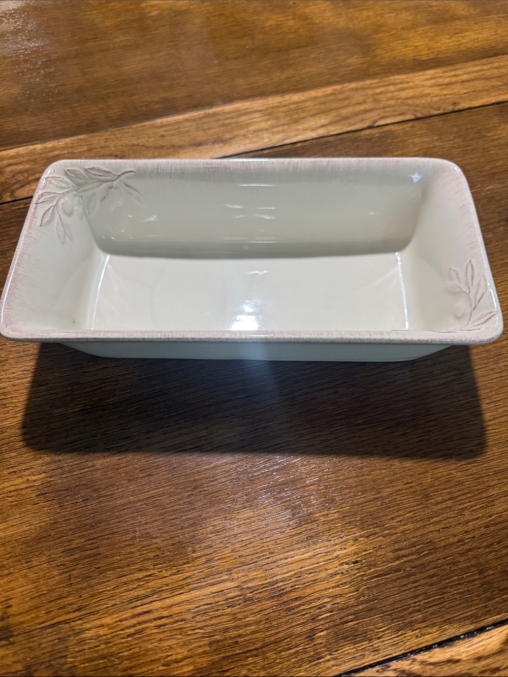 Signature Housewares Campagna Ivory rectangular bread loaf baker